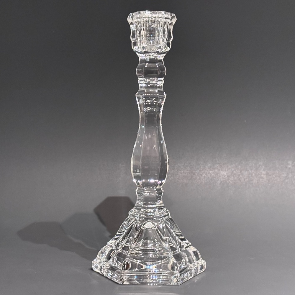 Set of 4 Tiffany & Co. Crystal Hampton Single Light Candlestick Holders 9" - Picture 6 of 12